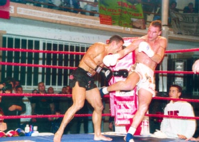 Ιωάννης Θεοφάνους σε αγώνα - Personal Training : Boxing - Kickboxing - Muaythai - Striking M.M.A.